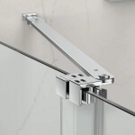 Sprchový kout obdélník 140x80 cm SAT Walk-In Xmotion SATBWIXM140STE80 SATBWIXM140STE80