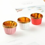 Cake star Samonosné košíčky růžovo-zlaté 50ks