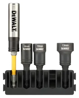 DeWalt 5dílná sada nástrčných klíčů (DT70827) / Sada nástrčných klíčů / 8, 10, 13 mm / ToughCase (DT70827)