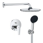 GROHE - Start Edge Sprchový set pod omítku, průměr 25 cm, 2 proudy, chrom 25293000