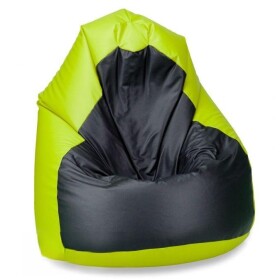 FRONTI Sedací pytel SAKO 100 cm - zelená + černá