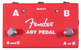 Fender ABY 2-Switch Pedal Red