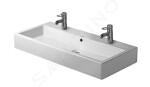 DURAVIT - Vero Dvojumyvadlo 1000x470 mm, se 2 otvory pro baterie, alpská bílá 0454100024