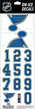 Sport Star Samolepky na helmu St. Louis Blues NHL Decals