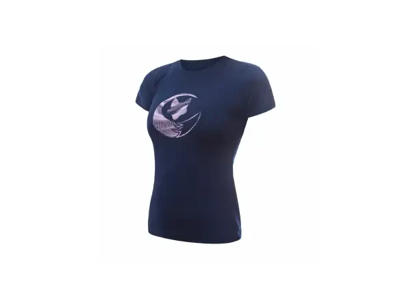 Sensor merino active PT Fox Tmavě modrá - Sensor Merino Active PT Fox dámské triko krátký rukáv Deep Blue vel. M