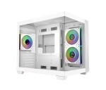 Cooler Master case Elite 481 Wood, ATX, Průhledná bočnice, 3x 120mm ARGB Fan, Bílá EDF_1566525