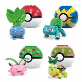 Pokémon stavebnice MEGA Construction Set - Grass-Type Trainer Team