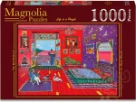 MAGNOLIA Puzzle Červená ložnice