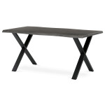Jídelní stůl 160x90cm, mdf, šedý dub, HT-F4316 GREY
