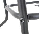 Rojaplast Zahradní stůl ZWMT 80x80 cm kovový se skleněnou deskou