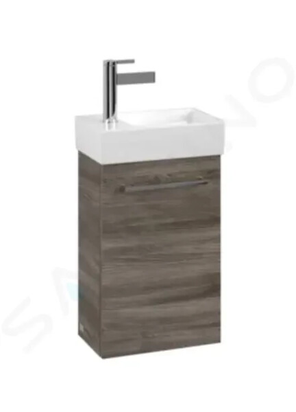 VILLEROY & BOCH - Avento Umyvadlová skříňka, 340x514x202 mm, 1 dvířka, Stone Oak A87600RK