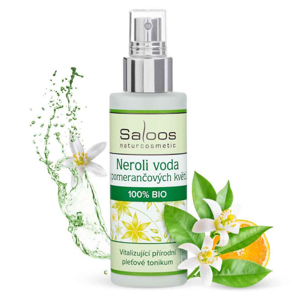 Květinová pleťová voda NEROLI Bio 100ml Saloos