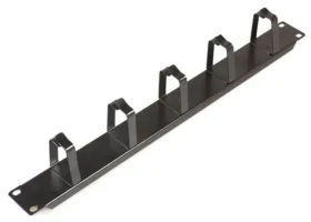 MicroConnect kabelový organizér 19" černá / Kabelový organizér do racku / 1U / 482,6 mm (CABLEMANA-1)