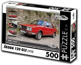RETRO-AUTA Puzzle Škoda 120 GLS (1978)