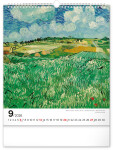 Nástěnný kalendář 2026 NOTIQUE - Vincent van Gogh, 30 x 34 cm