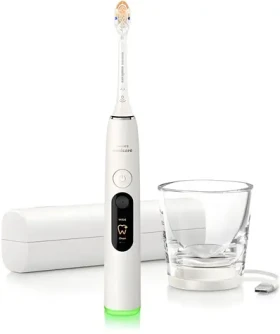 Philips Sonicare 8500 HX8513/11 bílá / Elektrický zubní kartáček / Bluetooth / výdrž baterie 336 h / nabíjecí kabel (100002204937)
