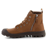 Palladium Pampa Zip Lth Ess U 76888-252-M Dear Brown boty EU 46