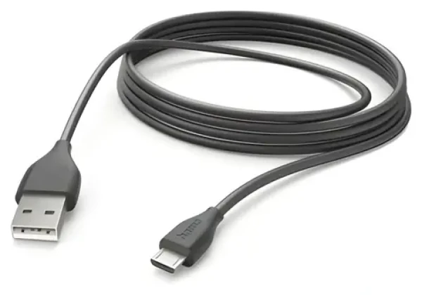Hama micro-USB kabel černá / Nabíjecí kabel / USB-A / Micro-USB / 3 m / 480 Mbit/s