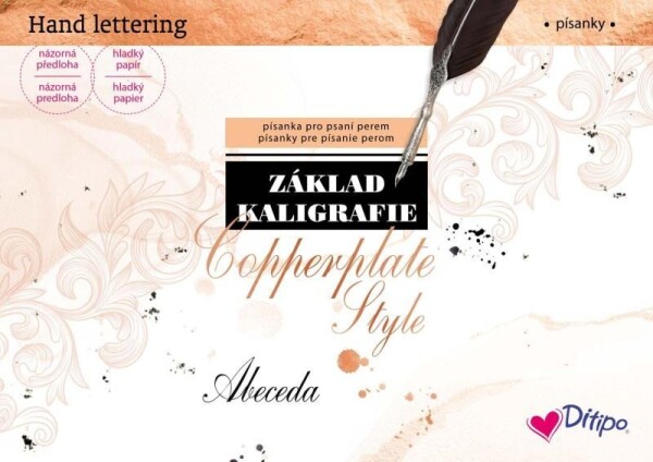 Krasopísanka Základ kaligrafie / Copperplate Style - Abeceda