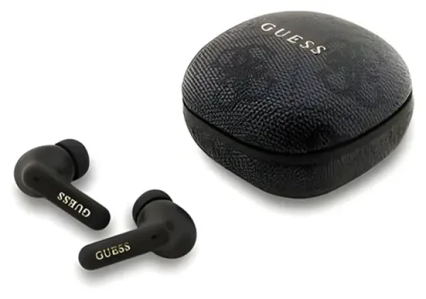 Guess PU 4G Metal Logo černá / Sluchátka / Bezdrátová TWS / ENC potlačení hluku (57983126945)