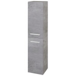 Dřevojas - Vysoká skříň DOS SVD2 35 - D01 Beton / Úchytka T01 / D01 Beton / Pravé 62807AP