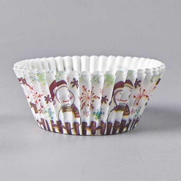 Dortisimo Košíčky na muffiny s vánočním motivem Sněhuláci (100 ks)