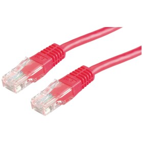 Roline 21.15.0551 RJ45 síťové kabely, propojovací kabely CAT 5e U/UTP 3.00 m červená (jasná) 1 ks