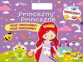 Princezny/Princezné Velké omalovánky