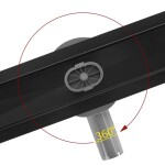 REA - Lineární sprchový žlab Neox pro černá 60 REA-G7801