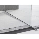 MEXEN - Line-B spádová lišta pro sklo 180 cm pravá, nerez 181004180R