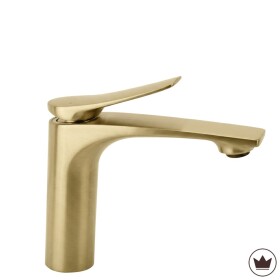 REA - Umyvadlová baterie PREMIUM Vision Gold Brush Low REA-B6342