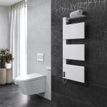 Mereo Elektrický sušák ručníků, 3 moduly, bílý MT82W