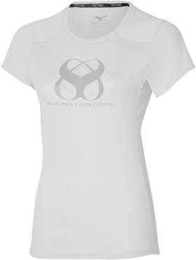 Běžecké tričko Mizuno Two Loops 8 Tee 32GAA85102 Velikost textilu: M