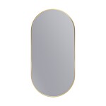 Erga Oval, oválné zrcadlo 50x100cm, zlatý rám, ERG-V01-OVAL-5010-GD