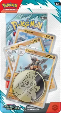 Pokémon TCG: SV09 Journey Together - Premium Checklane Blister - Rhyperior