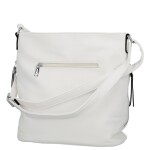 Trendy dámská koženková crossbody kabelka Alena, bílá