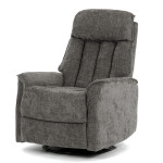 Polohovací křeslo, šedá, látka, TV-H9327 GREY2