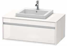 DURAVIT - Ketho Umyvadlová skříňka 43x100x55 cm, 1 zásuvka, lesklá bílá KT679502222