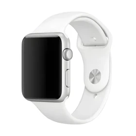 Mercury Silicone Strap Apple Watch 42/44/45 mm bílá / Řemínek / silikonový