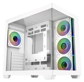 Cooler Master Elite 681 bílá / PC skříň / Midi Tower / ATX / 270° tvrzené sklo / ARGB / USB-C 20 Gb/s (E681-WHNN-S00)