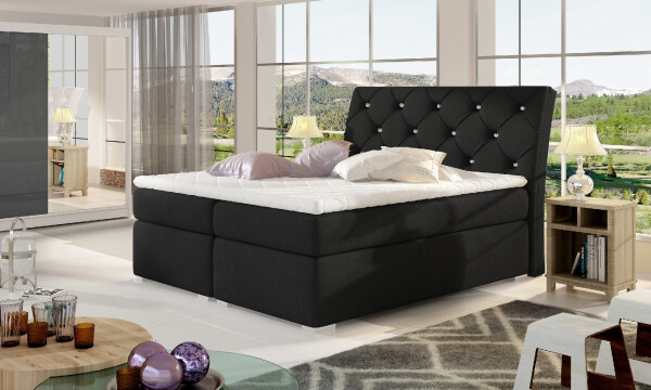 Boxspring Balvin Rozměr: 180 x 200 cm, látka: Sawana 14