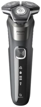 Philips Series 5000 S5887/30 černá / holicí strojek / omyvatelný / suché a mokré holení / až 60 min (S5887/30)