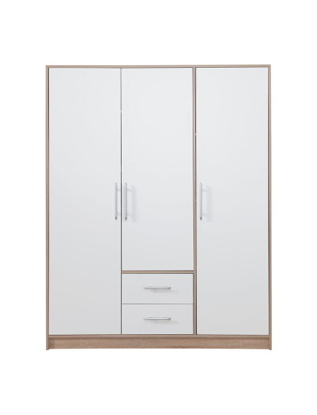 FRONTI Šatní skříň SMART II 150 bez zrcadla dub sonoma + bílý lux 13454