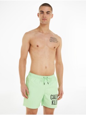 Světle zelené pánské plavky Calvin Klein Underwear Intense Power-Medium Dra pánské