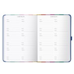 Busy B Týdenní diář Dual Stripe Busy Life A5 – 26/27, multi barva