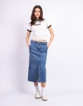 Dickies Long Denim Carpenter Skirt RINSED BLUE W/ FADE S