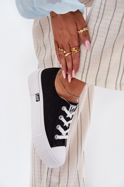 Dámské Tenisky Na Platformě Černé LEE ISLA C WOMEN LOW 50251001 40