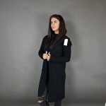 HOSH Jednobarevný kardigan BELLA Barva: Hořčicová