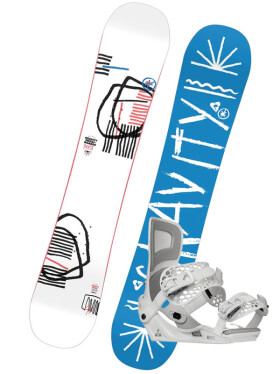 Gravity MIST R dámský snowboardový set