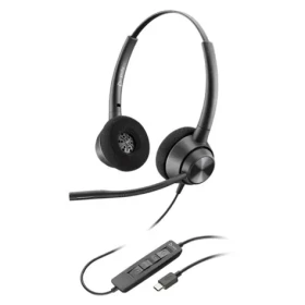 Poly EncorePro 320 černá / Náhlavní souprava / mikrofon / jedno sluchátko / USB-C (767F9AA)